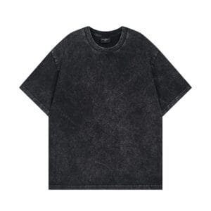 Washed Oversized Tee 200GSM black