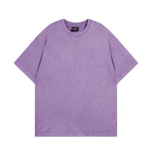 Washed Oversized Tee 200GSM light purple
