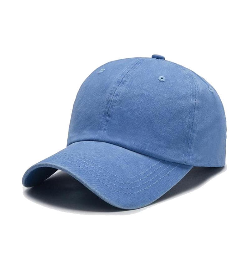 ZY1004 washed baseball cap-blue