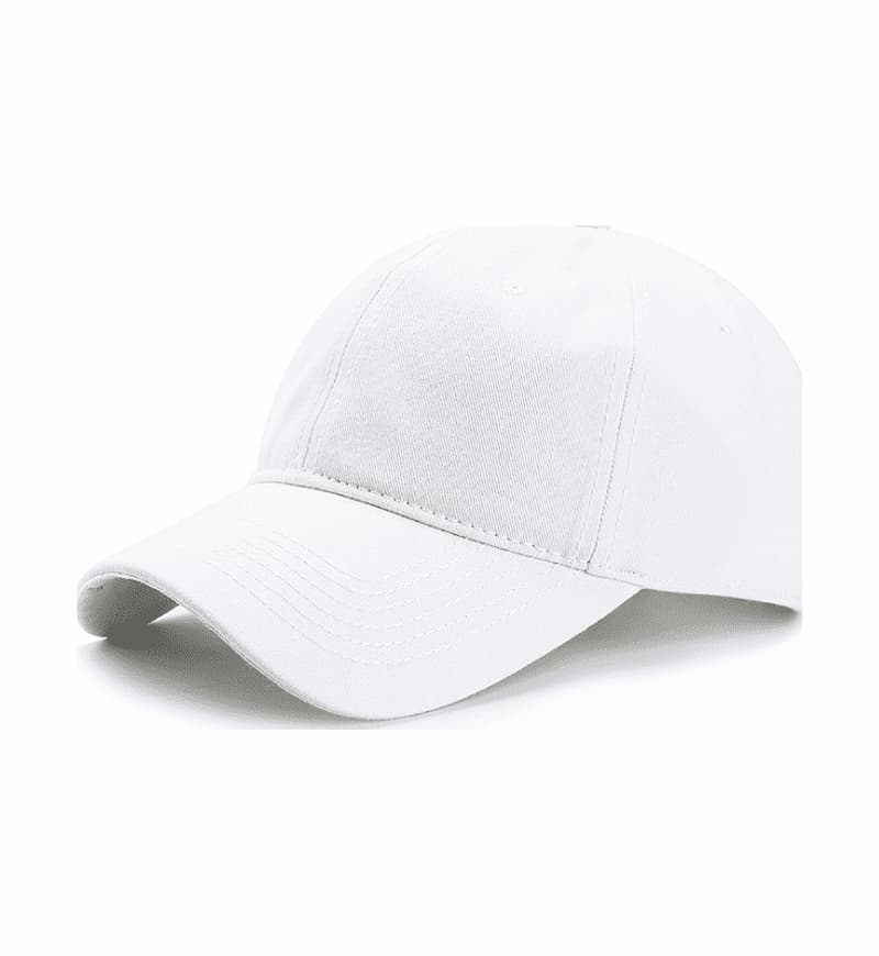 ZY1004 washed baseball cap-white