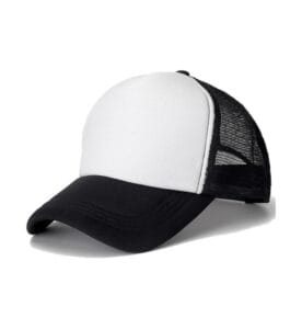 ZY3001 foam front trucker cap white black
