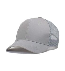 ZY3002 6 panel trucker cap grey