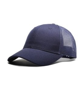 ZY3002 6 panel trucker cap navy