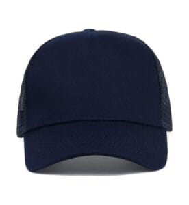 ZY3003 solid colour trucker cap navy