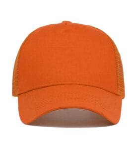 ZY3003 solid colour trucker cap orange