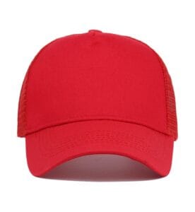 ZY3003 solid colour trucker cap red