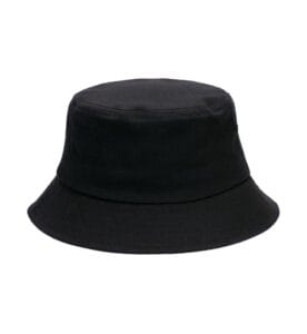 ZY5002 cotton bucket hat adjustable strap black 1