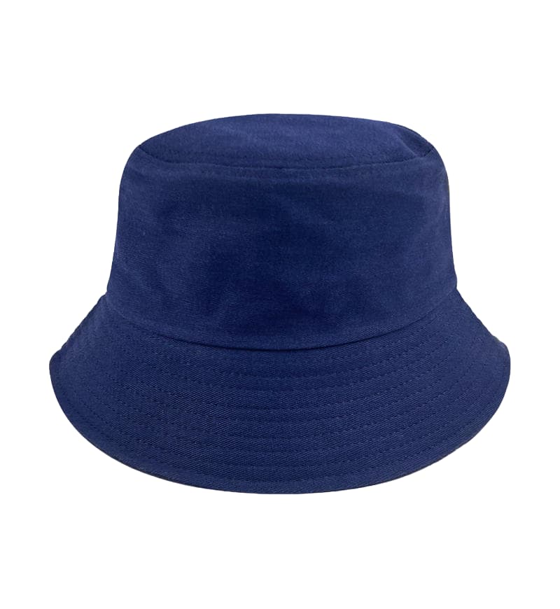 ZY5002 cotton bucket hat adjustable strap-navy