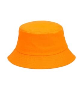 ZY5002 cotton bucket hat adjustable strap orange