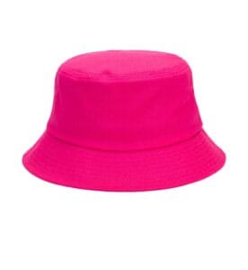 ZY5002 cotton bucket hat adjustable strap pink