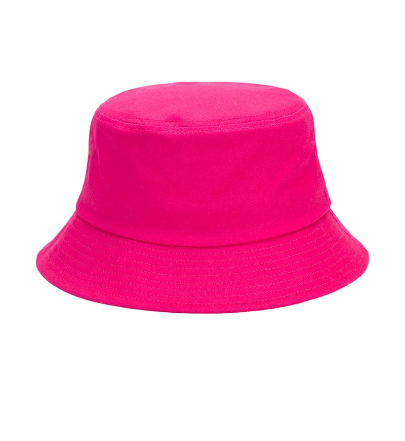ZY5002 cotton bucket hat adjustable strap-pink