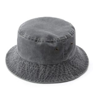 ZY5005 washed bucket hat grey