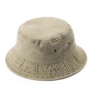 ZY5005 washed bucket hat khaki