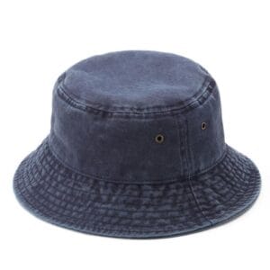 ZY5005 washed bucket hat navy