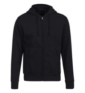 Zip Up Hoodie K2 black front