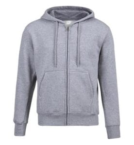 Zip Up Hoodie K2 sports grey front