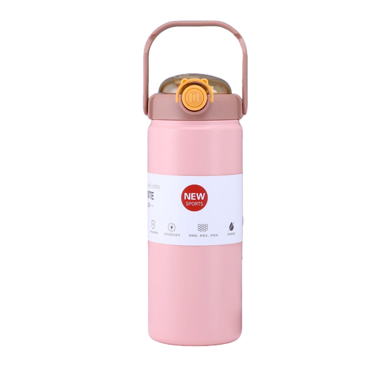 304 stainless steel BIG bottle-pink