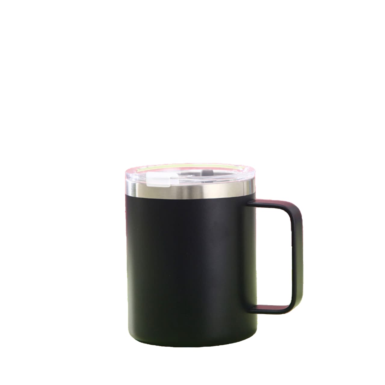 304 stainless steel CUP with handle-black