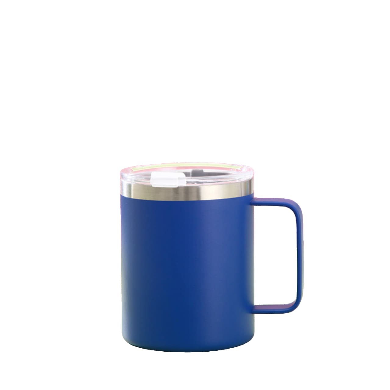 304 stainless steel CUP with handle-blue
