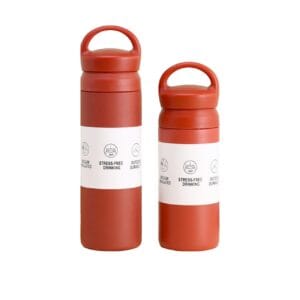 304 stainless steel Japan thermo mug with handle red