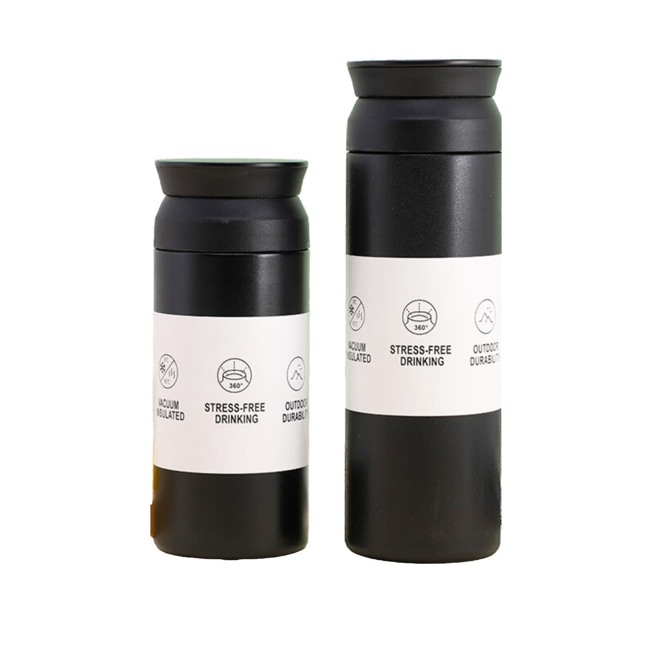 304 stainless steel Japanese Harajuku thermos cup-black