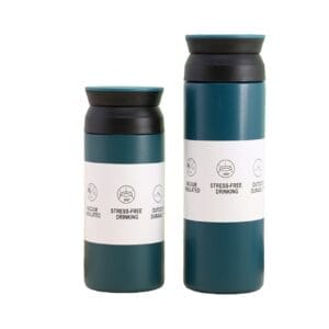 304 stainless steel Japanese Harajuku thermos cup blue