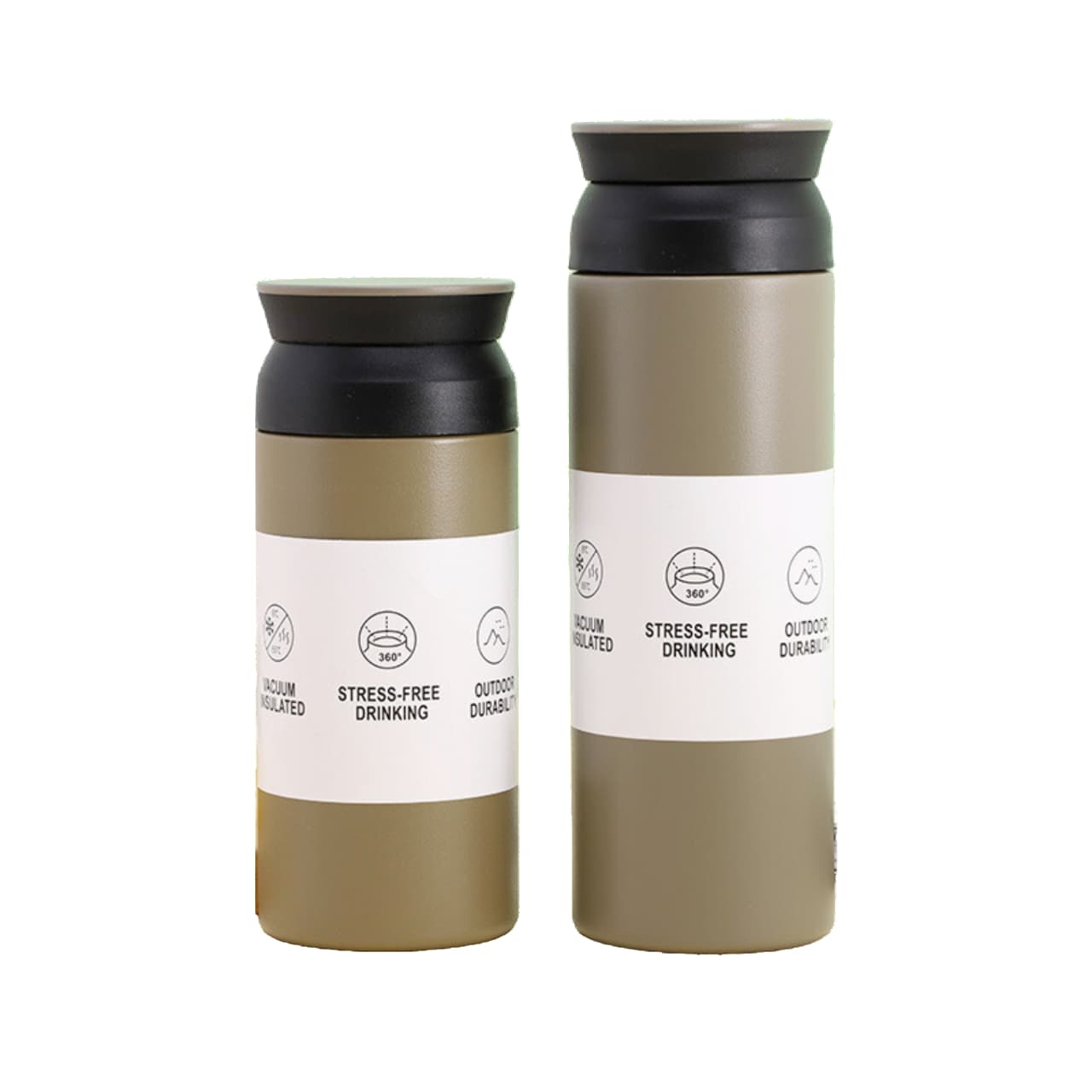 304 stainless steel Japanese Harajuku thermos cup-brown