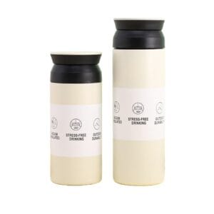 304 stainless steel Japanese Harajuku thermos cup white