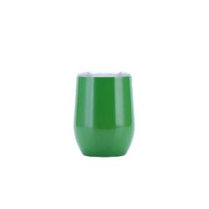 304 stainless steel U shape eggshell cup green