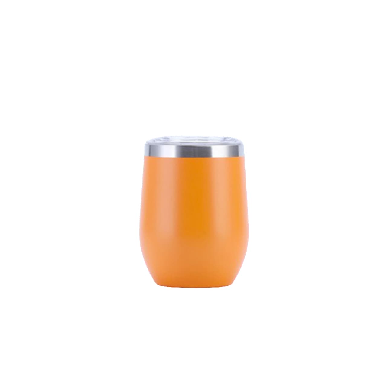 304 stainless steel U-shape eggshell cup-orange