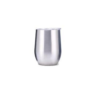 304 stainless steel U shape eggshell cup white