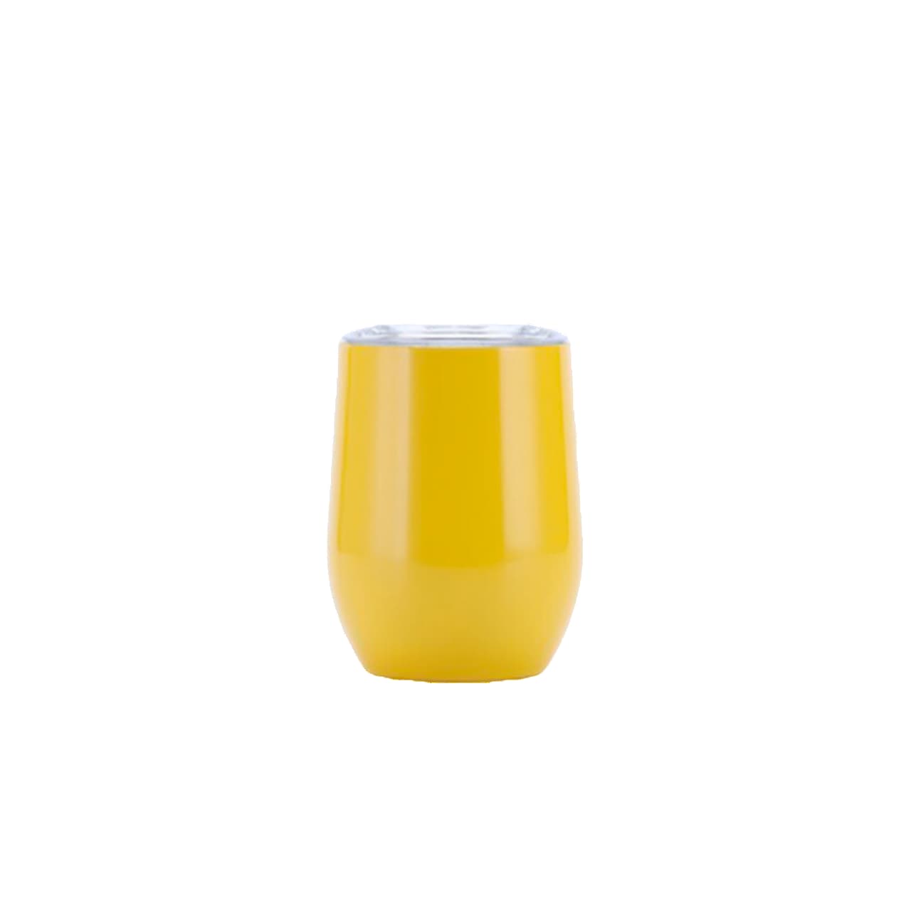 304 stainless steel U-shape eggshell cup-yellow