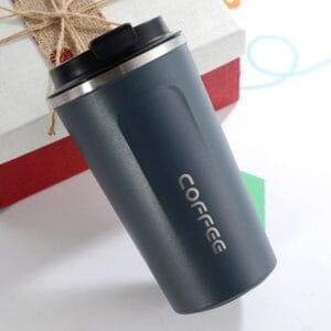 304 stainless steel coffe mug navy