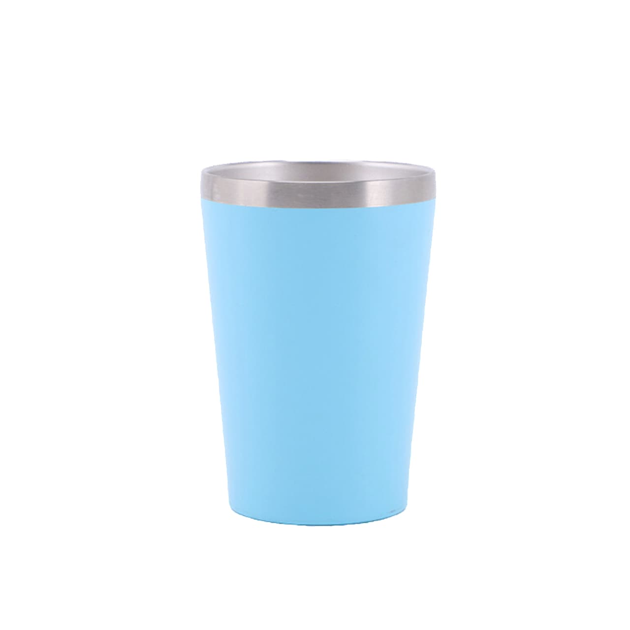 304 stainless steel coffee cup-light blue