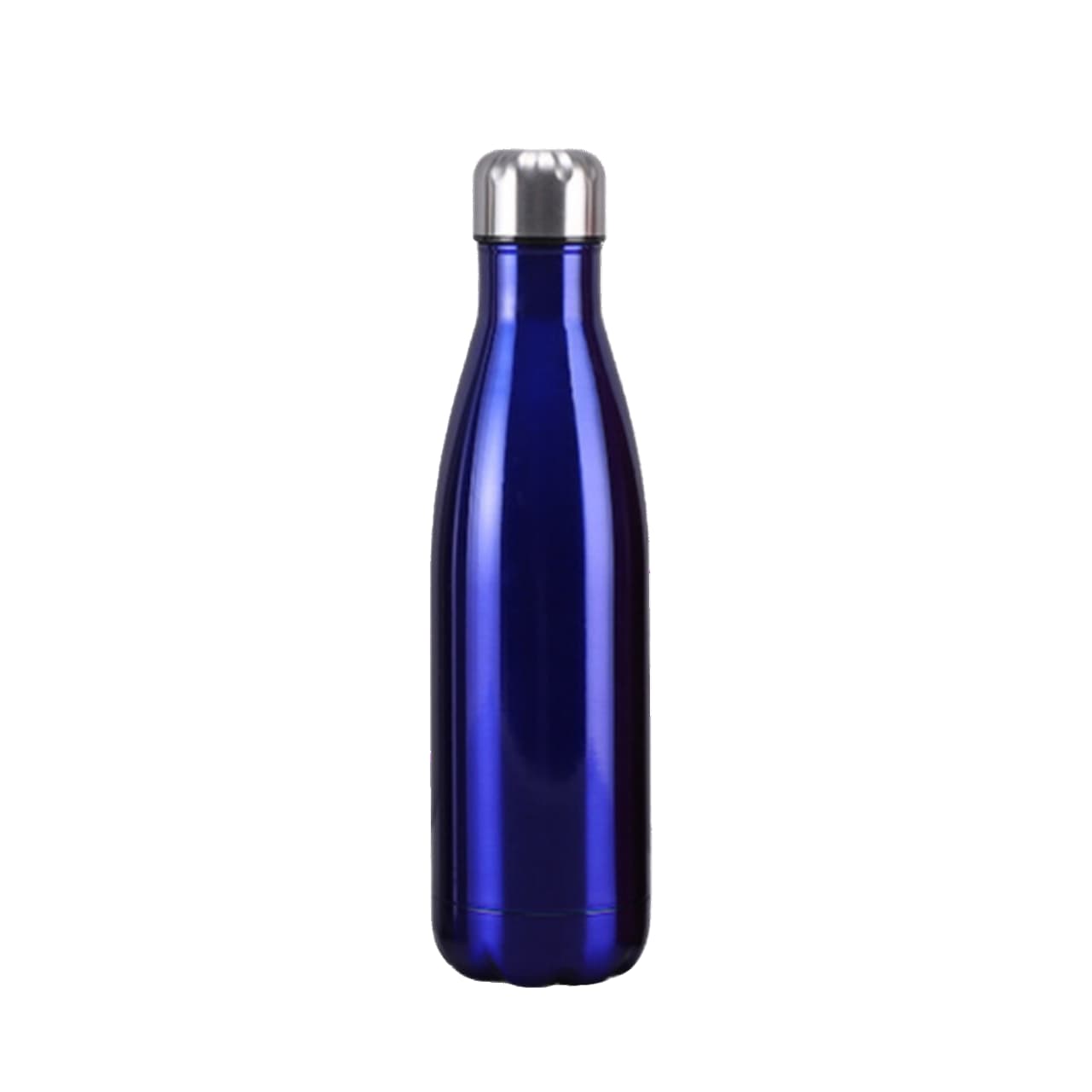 304 stainless steel coke bottle-blue