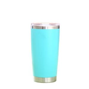 304 stainless steel double layer insulated cup aqua