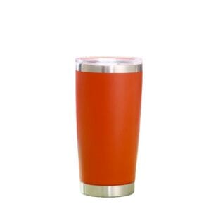 304 stainless steel double layer insulated cup dark orange