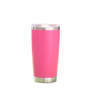 304 stainless steel double layer insulated cup pink
