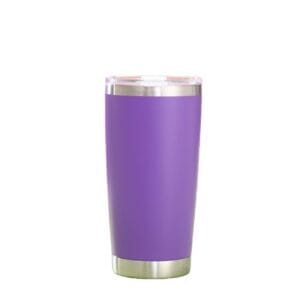 304 stainless steel double layer insulated cup purple