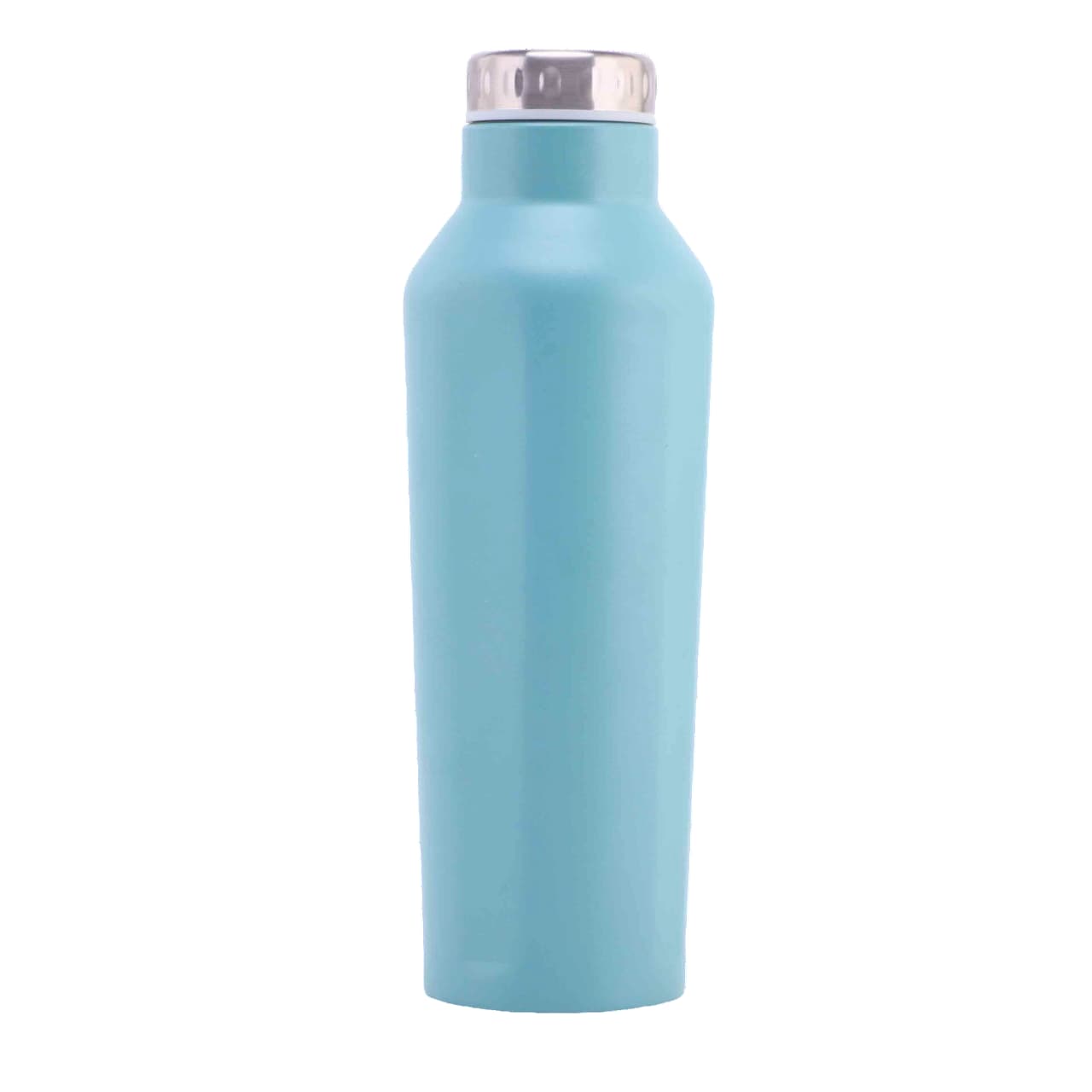 304 stainless steel hexagonal rhombus stainless steel thermos cup-light blue