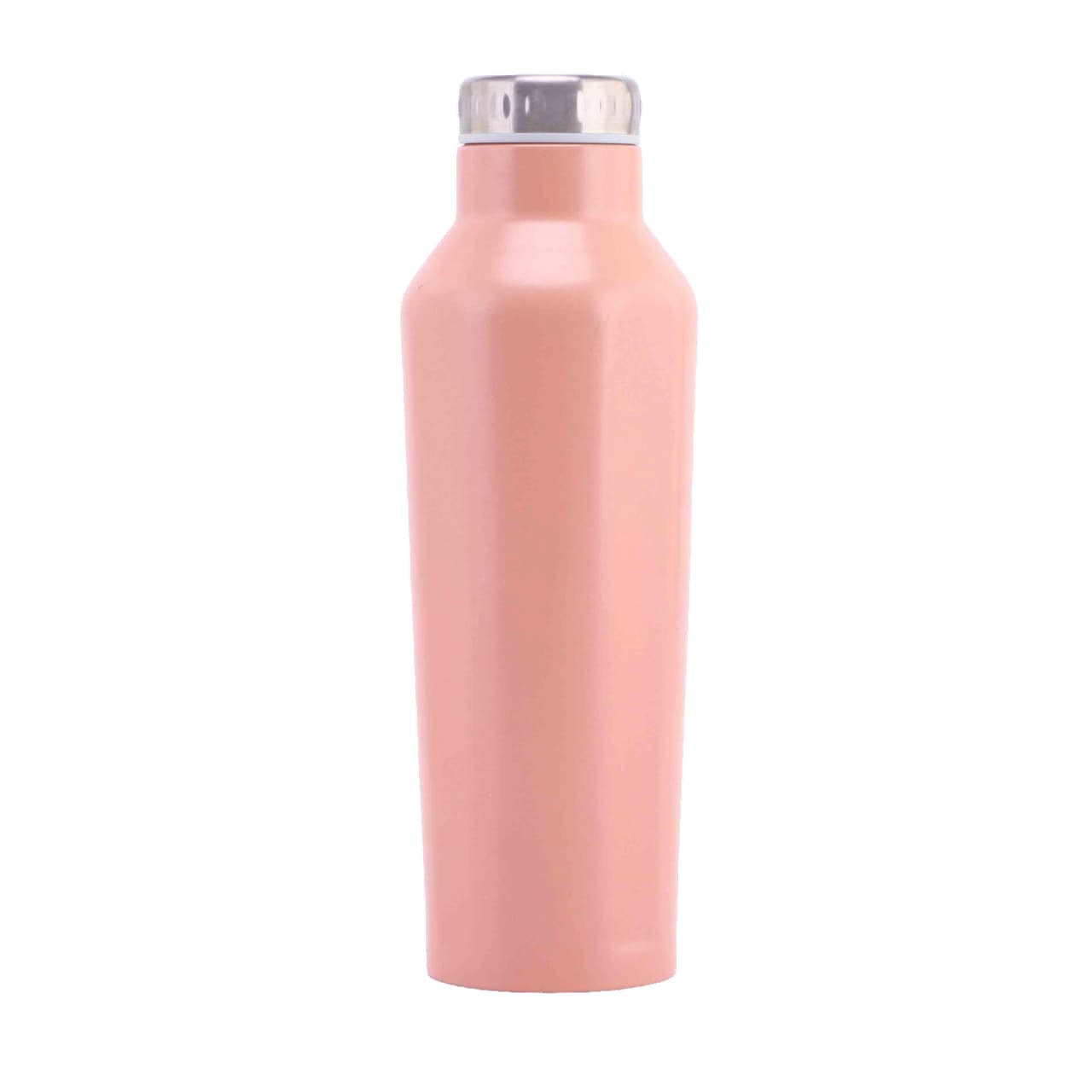 304 stainless steel hexagonal rhombus stainless steel thermos cup-pink