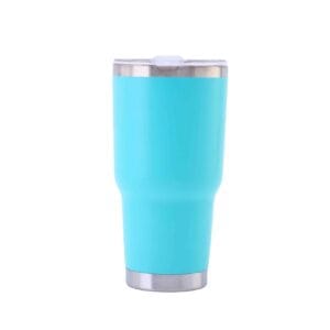 304 stainless steel thermal insulation and cold insulation cups light blue