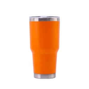 304 stainless steel thermal insulation and cold insulation cups orange