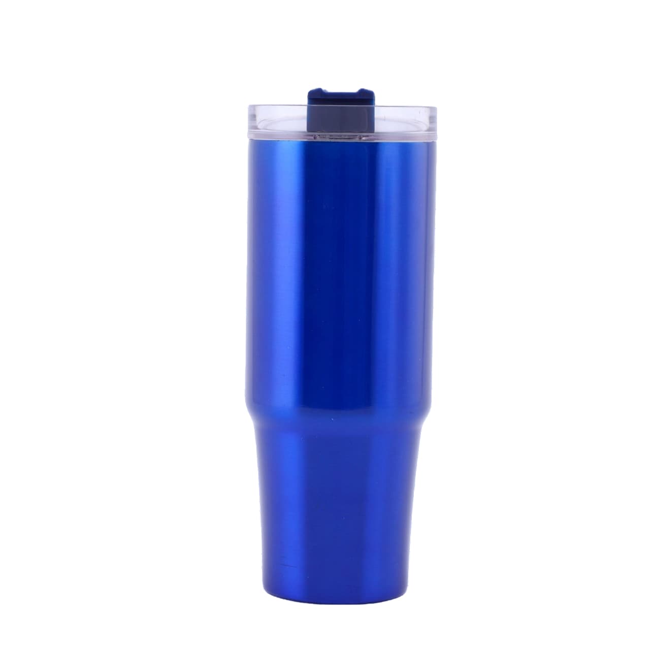 304 stainless steel v-shape bottle-blue