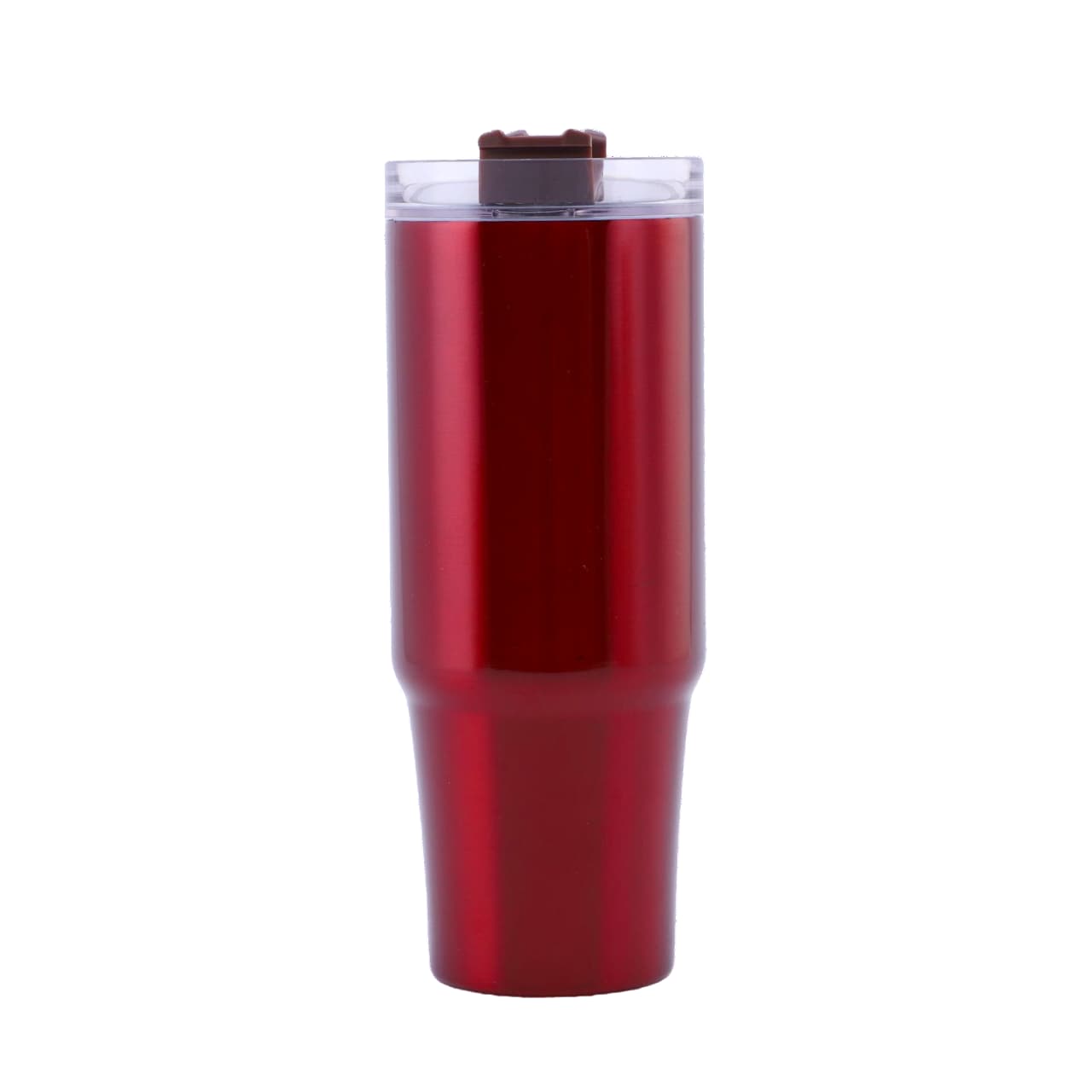 304 stainless steel v-shape bottle-dark red