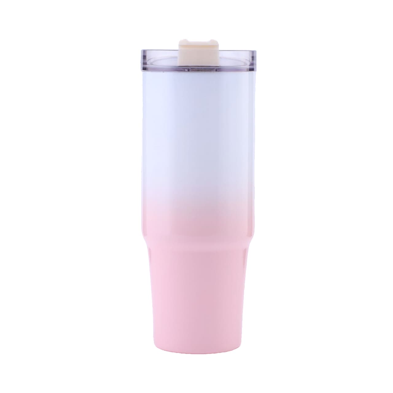 304 stainless steel v-shape bottle-pink white