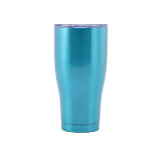 304 stainless steel waist shape THermal mug aqua