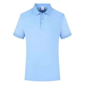 PGY2109 Cotton Polo Tee light blue