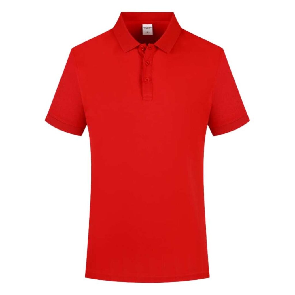 PGY2109 Cotton Polo Tee - red