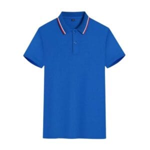YG2206 Dri Fit Polo Tee Eyelet blue